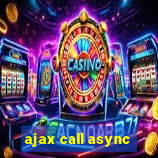 ajax call async